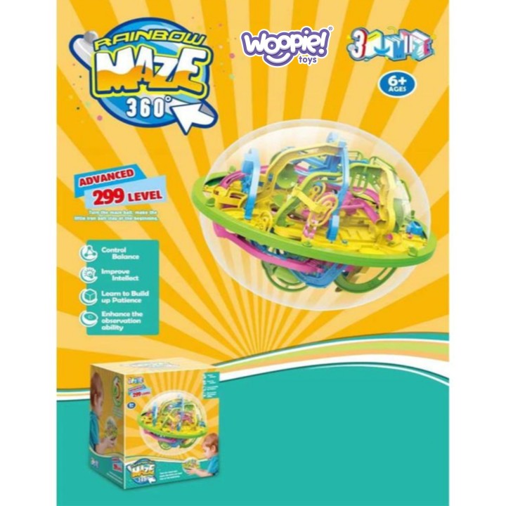 WOOPIE Labirynt 360 Gra Logiczno Zręcznościowa