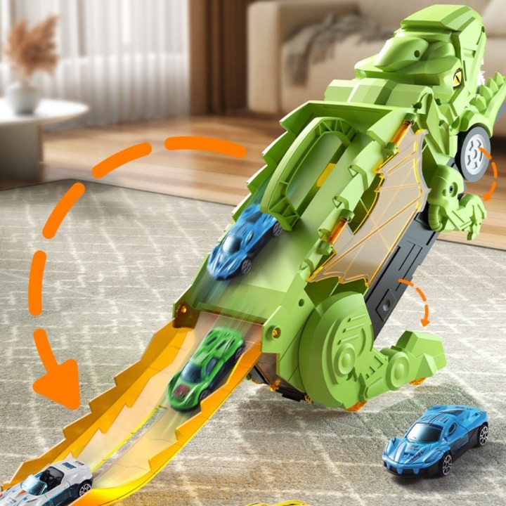 WOOPIE Dinosaur Eater Track Vehicle Set 13pcs.