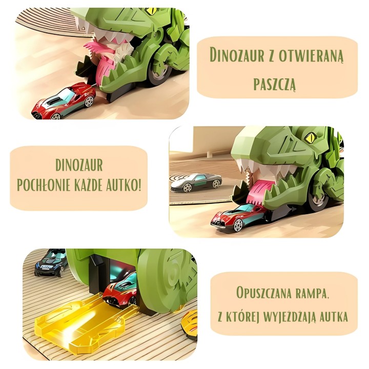 WOOPIE Dinosaur Eater Track Vehicle Set 13pcs.