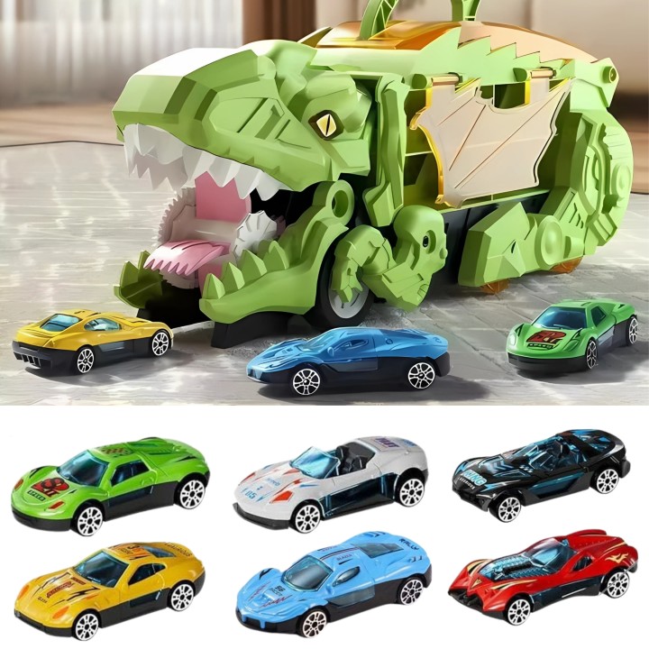 WOOPIE Dinosaur Eater Track Vehicle Set 13pcs.