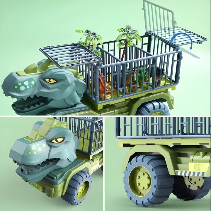 WOOPIE Dinosaur Truck Transporter Figures