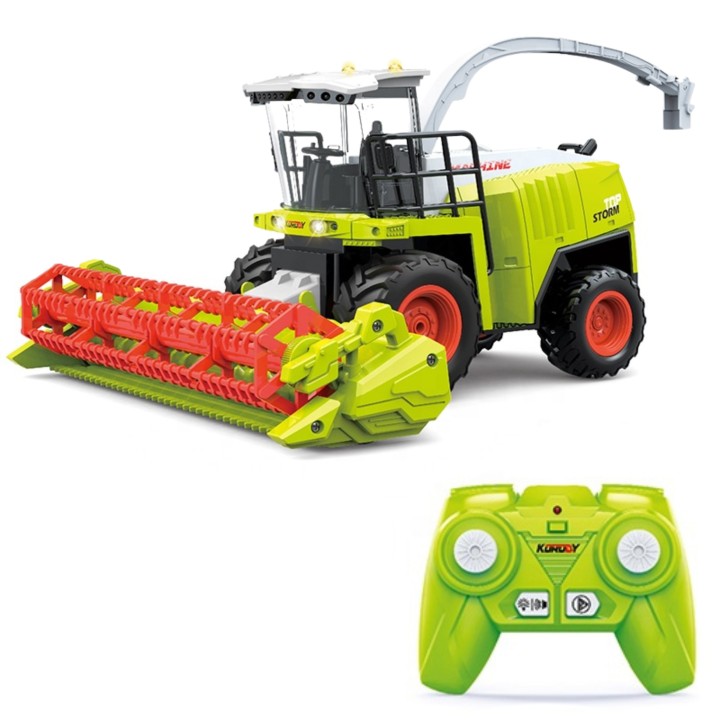 WOOPIE Remote Controlled Harvester Set Light Green