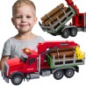 WOOPIE Truck with Moving Timber Crane, Sound, Light 1:14