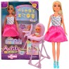 WOOPIE ROYAL Lily Baby Doll Highchair Accessories Set