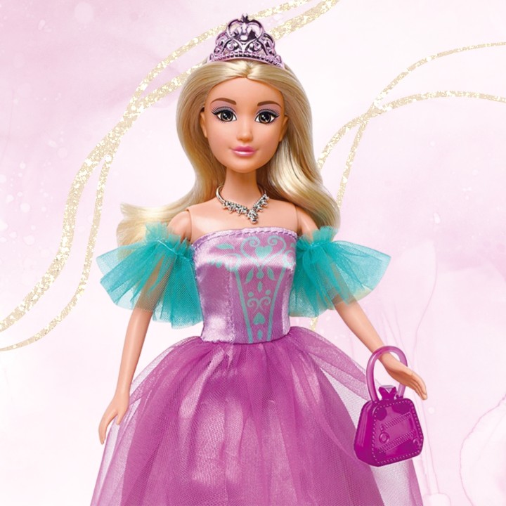 WOOPIE ROYAL Princess Lily Doll and Magic Carriage Accessories
