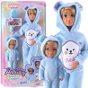 WOOPIE ROYAL Lalki Kombinezony Niebieskie Misie Zestaw 2szt.