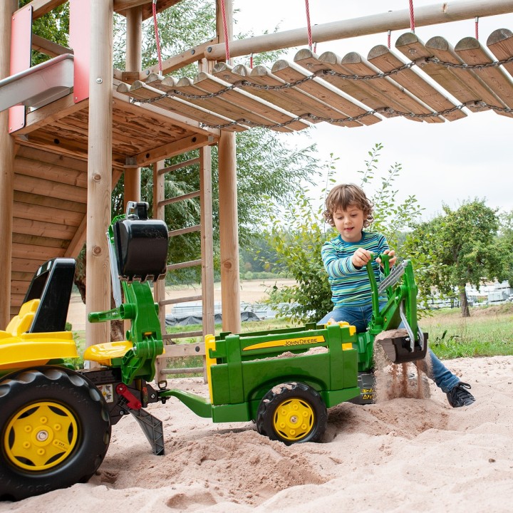 Rolly Toys John Deere RollyTrailer Farm Trailer Opening Sides
