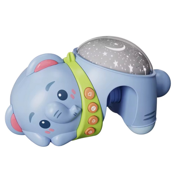 Elephant projector with melodies and a night light, sleep aid for children, Woopie