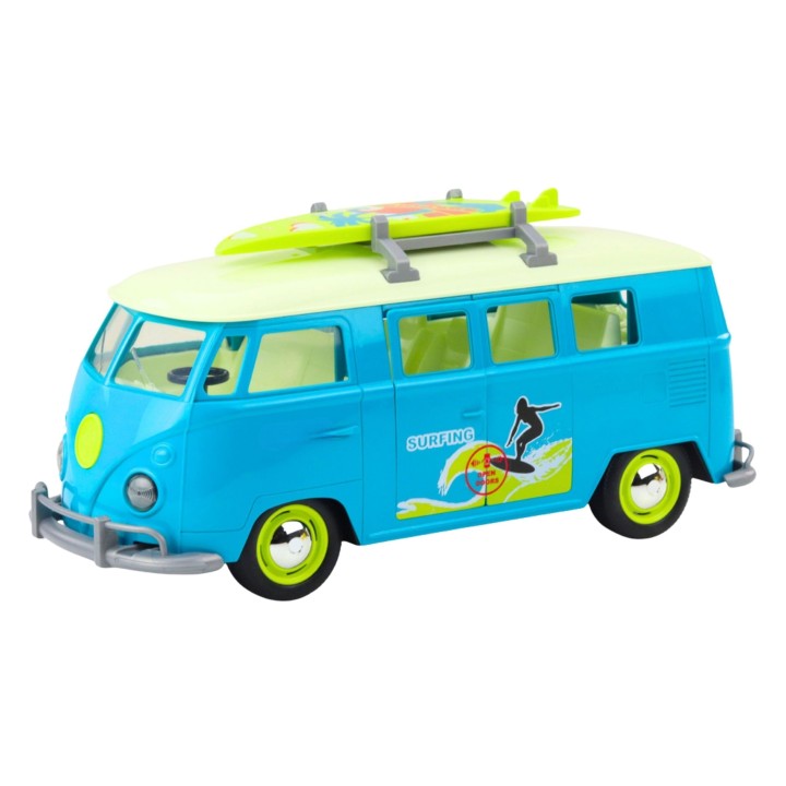 Classic Bus Surfing Van Red 1:14 TOY STAR – Light and Sound