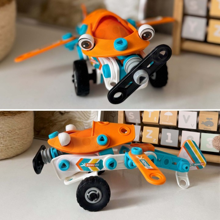 WOOPIE Plane STEM Building Blocks Kit – Creative Fun