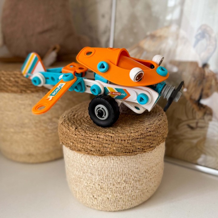 WOOPIE Plane STEM Building Blocks Kit – Creative Fun
