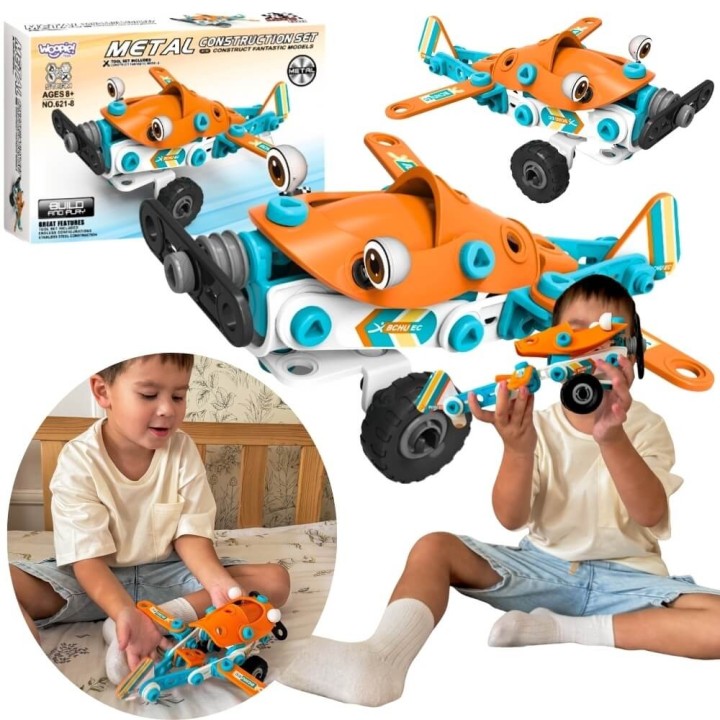 WOOPIE Plane STEM Building Blocks Kit – Creative Fun