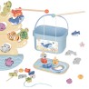 TOOKY TOY Wooden Sea Toy Set Balance Tower Fishing Figures 23 Pieces
