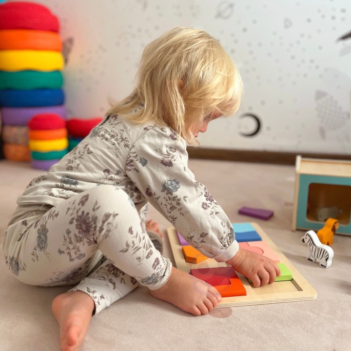 WOOPIE GREEN Box Pudełko XXL Montessori Edukacyjne 7w1 Sensoryczne 31-36 Mies.