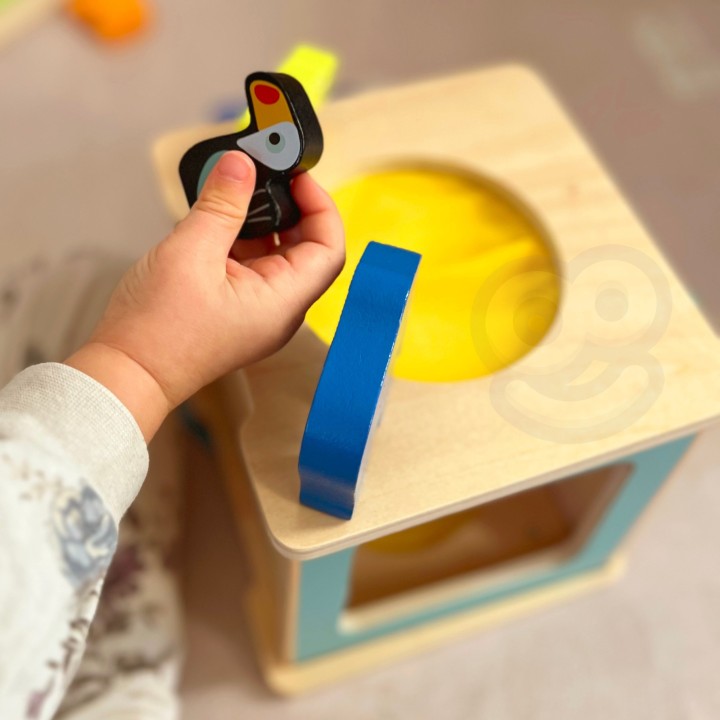 WOOPIE GREEN Box Pudełko XXL Montessori Edukacyjne 7w1 Sensoryczne 31-36 Mies.