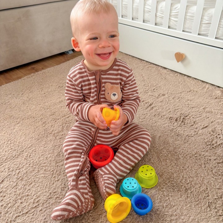 WOOPIE GREEN Pudełko Box 6w1 13-15m Montessori Edukacyjne Sensoryczne