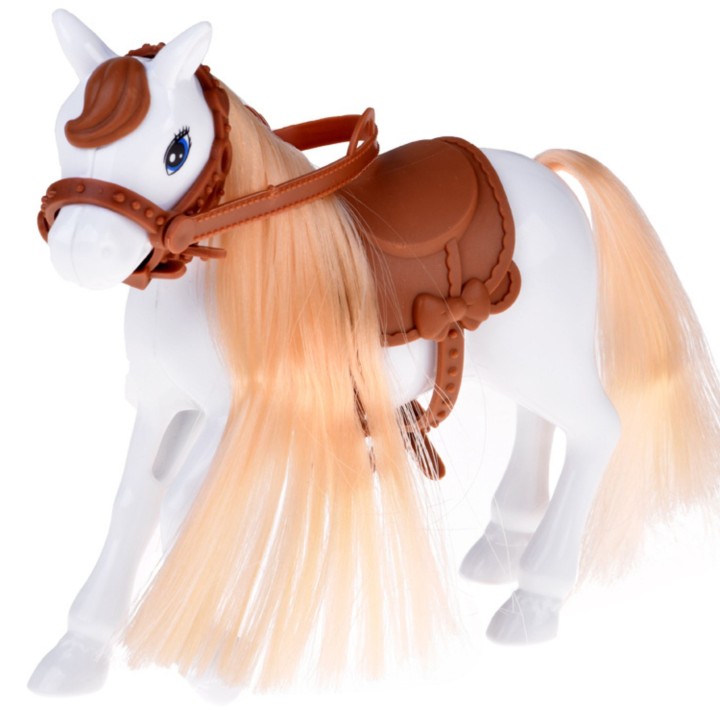 WOOPIE ROYAL Niki Doll Set with Horse, Car and Trailer