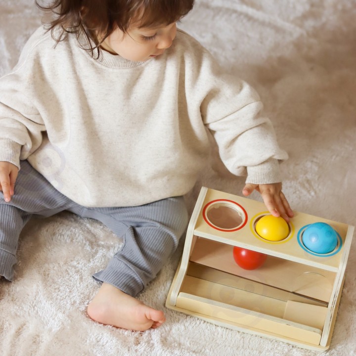 WOOPIE GREEN Pudełko Box 5w1 Montessori Edukacujny 11-12M