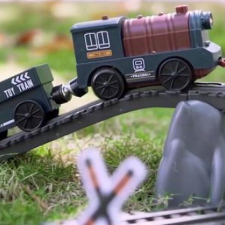 WOOPIE Electric Train Freight Locomotive XXL Track 90 pcs.