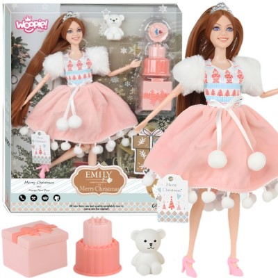 WOOPIE ROYAL Emi Birthday Princess Doll with Teddy Bear