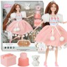 WOOPIE ROYAL Emi Birthday Princess Doll with Teddy Bear
