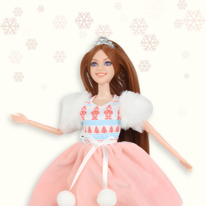 WOOPIE ROYAL Emi Birthday Princess Doll with Teddy Bear