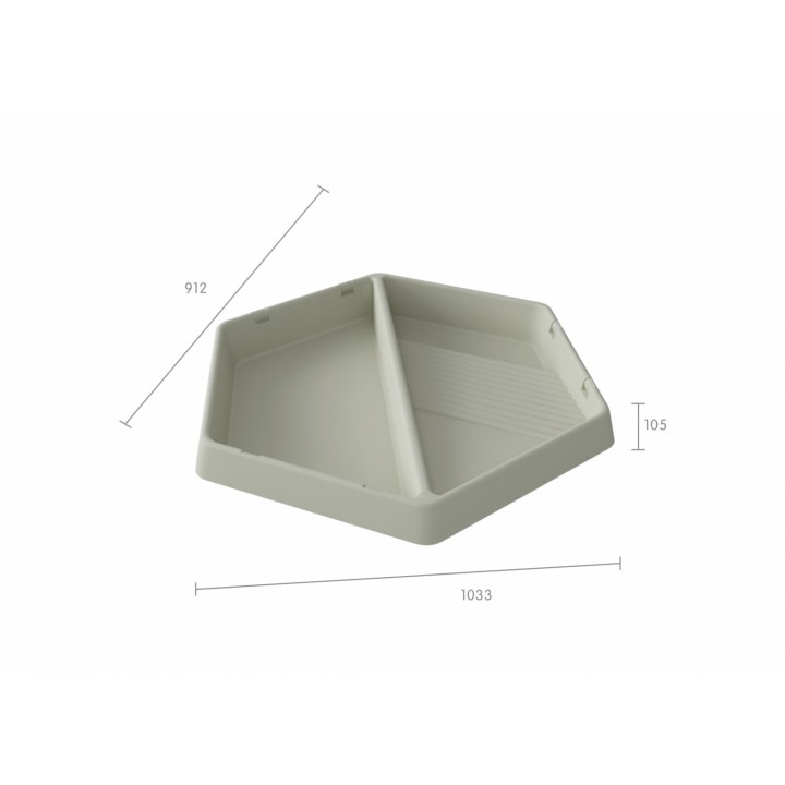 Masterkidz Hexagonal Sensory Tray – STEM, Sorting, Learning