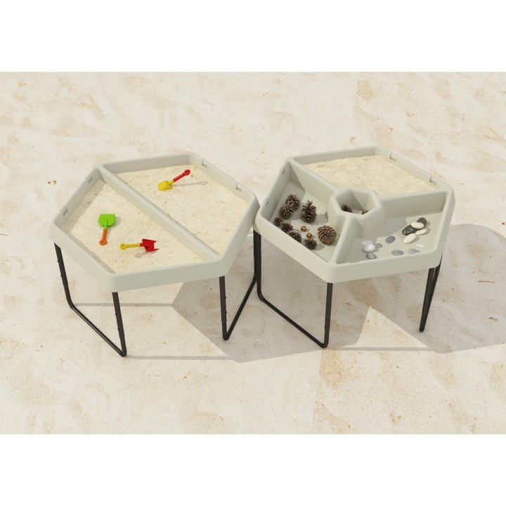 Masterkidz Hexagonal Sensory Tray – STEM, Sorting, Learning