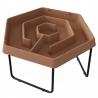 MASTERKIDZ Hexagonal Sand and Water Sensory Table with Adjustable Height Maze