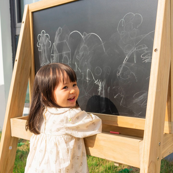 Drewniana Tablica Kredowa CLASSIC WORLD EDU - Edukacyjna Zabawka