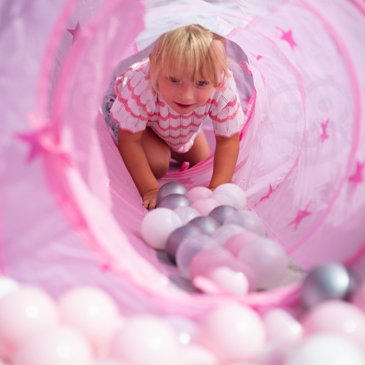 WOOPIE 3-in-1 Princess Palace XXL Tent with Tunnels and Pool