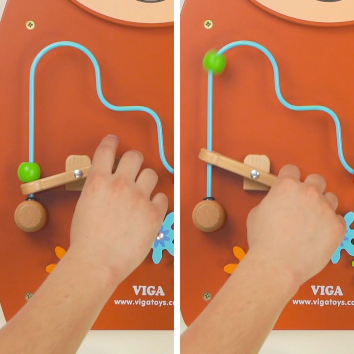 VIGA Wooden Manipulative Board - FSC Montessori Certificate