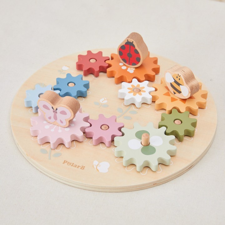 PolarB Wooden Gear Puzzle – VIGA Educational Toy