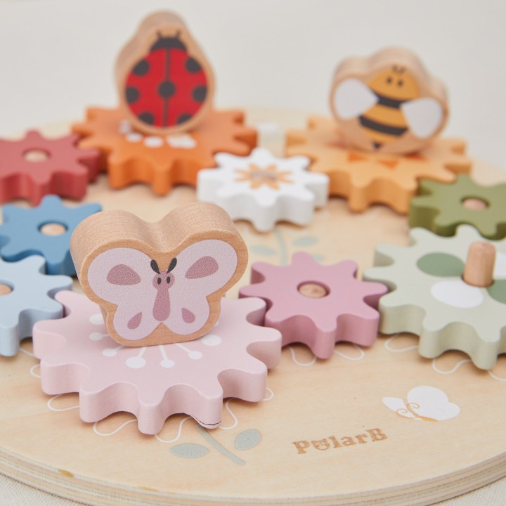 PolarB Wooden Gear Puzzle – VIGA Educational Toy