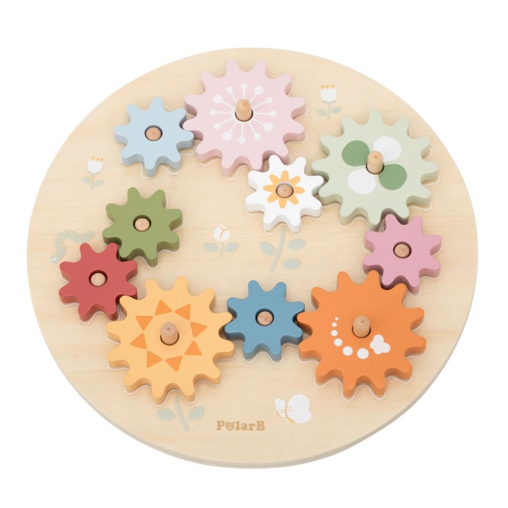 PolarB Wooden Gear Puzzle – VIGA Educational Toy