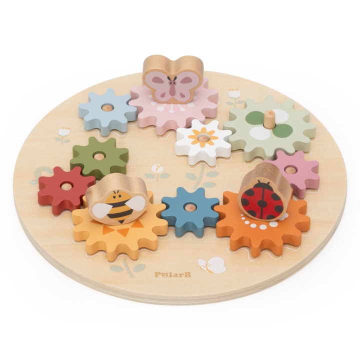 PolarB Wooden Gear Puzzle – VIGA Educational Toy