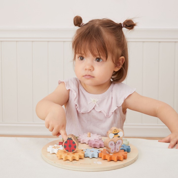 PolarB Wooden Gear Puzzle – VIGA Educational Toy