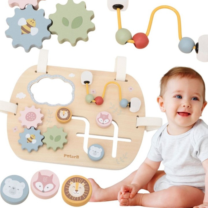 PolarB Manipulation Board – VIGA Sensory Educational Toy