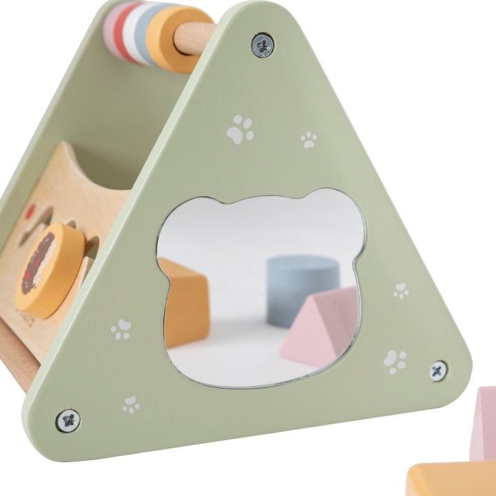 Viga Activity Triangle - a wooden educational toy that develops a child's development