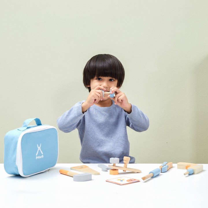 Viga Wooden Tool Set - creative fun for little handymen