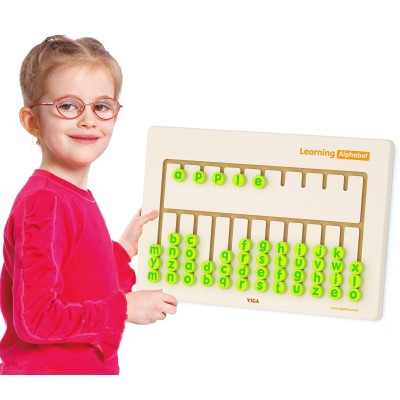 Viga Toys Sensory Board - Learning the Alphabet for Children