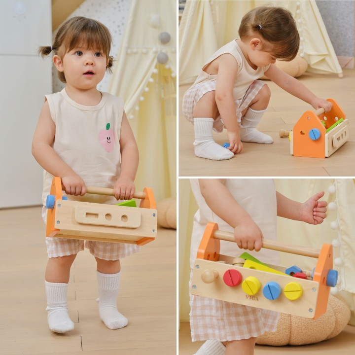 Viga Tool Box - Wooden Tool Set