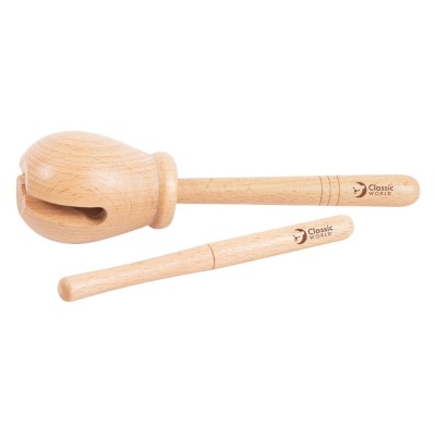 Drewniany Instrument Woodblock Classic World-Nauka Rytmu