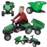 WOOPIE Farmer GoTrac MAXI Pedal Tractor with Silent Wheel Trailer