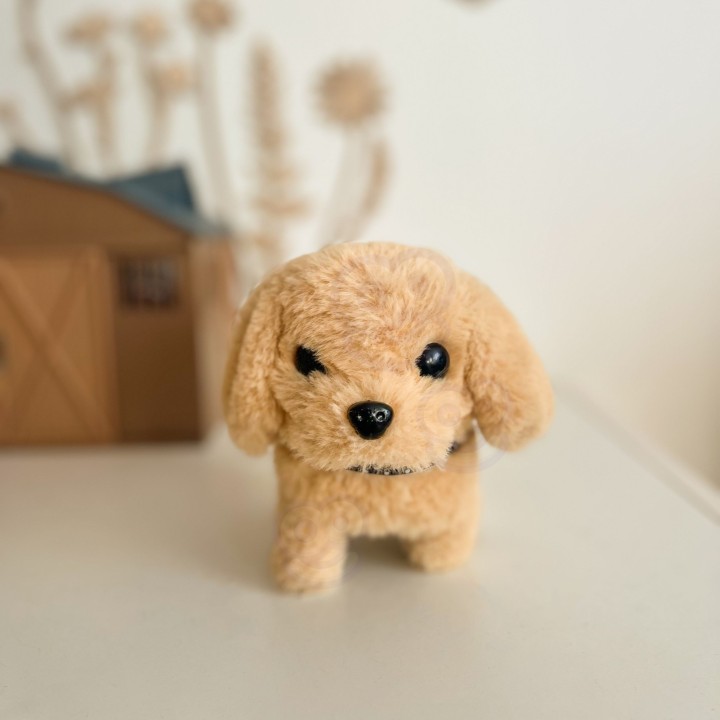 An interactive plush dog for children from the Woopie brand