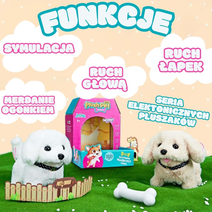 Interaktywny pluszowy piesek dla dzieci od marki Woopie