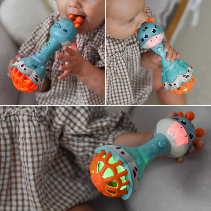 Interactive Woopie Giraffe Rattle - Educational Toy