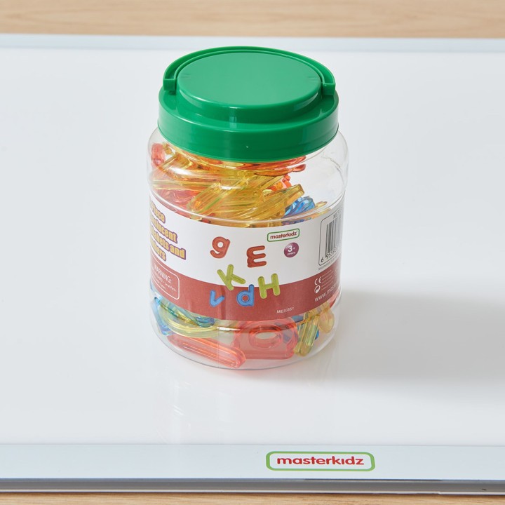Transparentne Litery Edukacyjne do Nauki Czytania i Pisania-Masterkidz