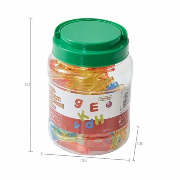 Transparent Educational Letters for Learning to Read and Write - Masterkidz