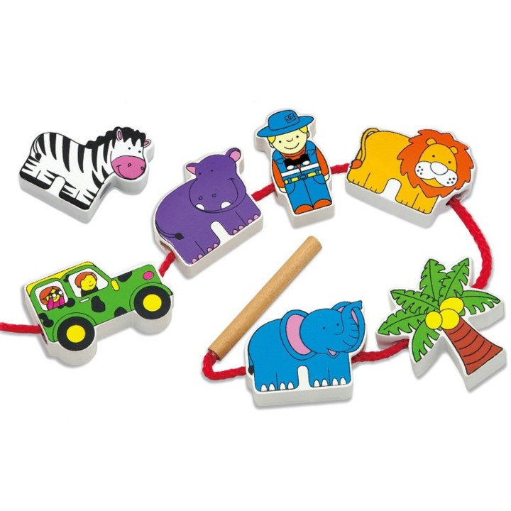 Viga Safari and ZOO Threading Blocks – Creative Fun for Toddlers